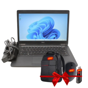 (Refurbished) Dell Latitude Laptop 5490 Intel Core i5 8th Gen -Processor , 8 GB Ram & 256 GB SSD, 14 Inches FHD 1080p Screen Notebook Computer And Free Laptop Bag, Mouse, & Pendrive.